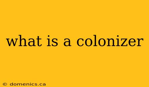 what is a colonizer