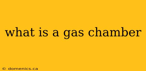 what is a gas chamber