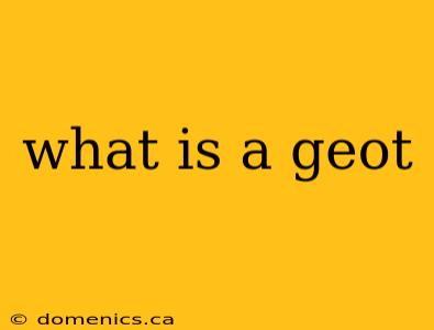 what is a geot