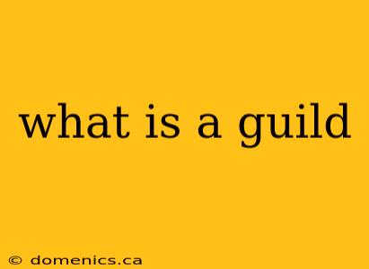 what is a guild