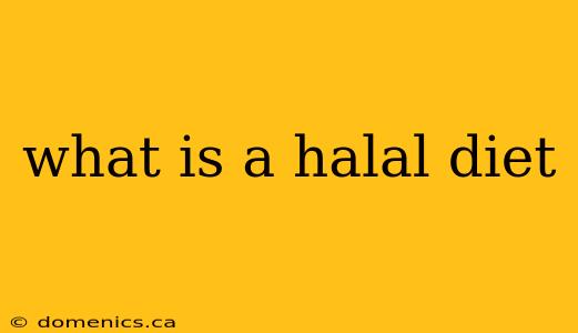 what is a halal diet