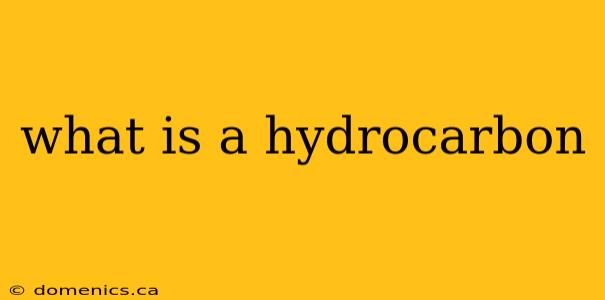 what is a hydrocarbon