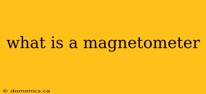 what is a magnetometer