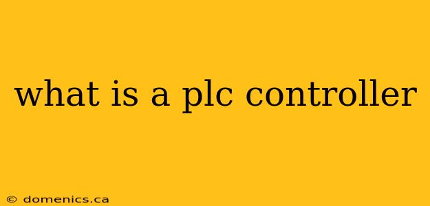 what is a plc controller