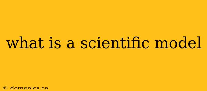 what is a scientific model