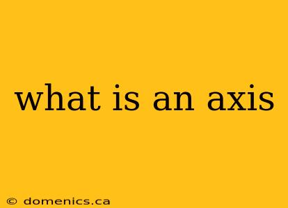 what is an axis