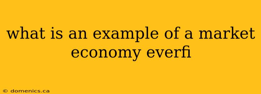 what is an example of a market economy everfi