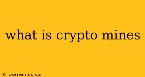 what is crypto mines