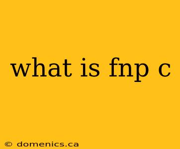 what is fnp c