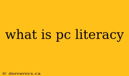 what is pc literacy