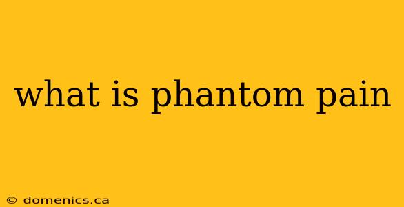 what is phantom pain