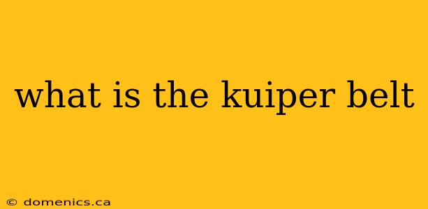 what is the kuiper belt