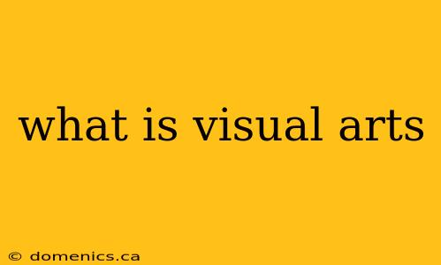 what is visual arts