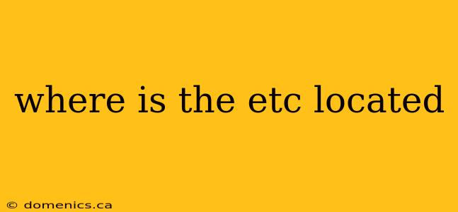 where is the etc located