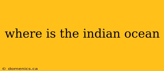 where is the indian ocean