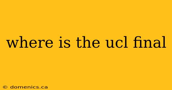 where is the ucl final