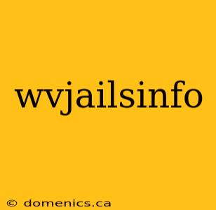 wvjailsinfo