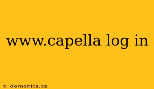 www.capella log in