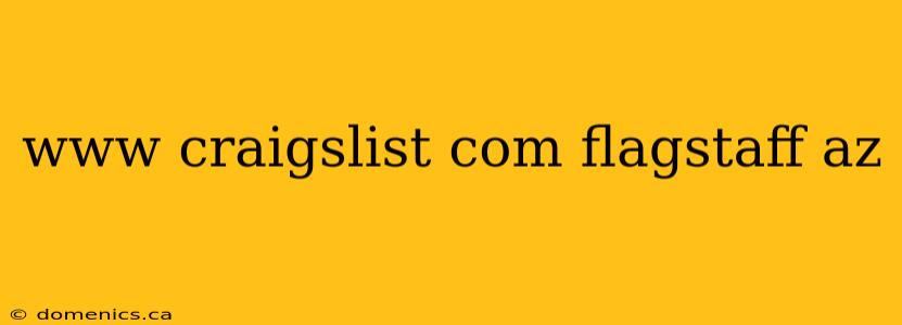 www craigslist com flagstaff az