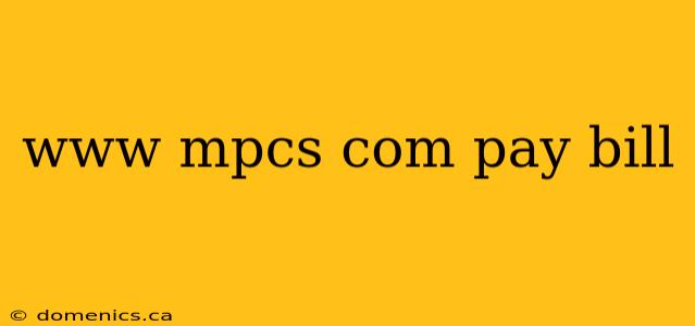 www mpcs com pay bill