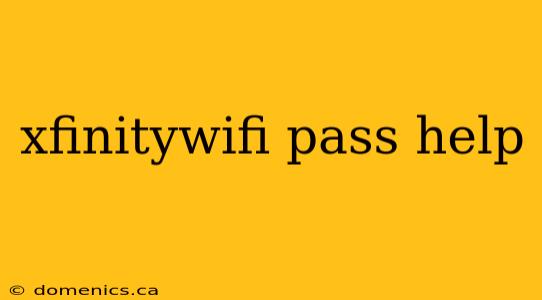 xfinitywifi pass help