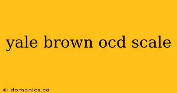 yale brown ocd scale