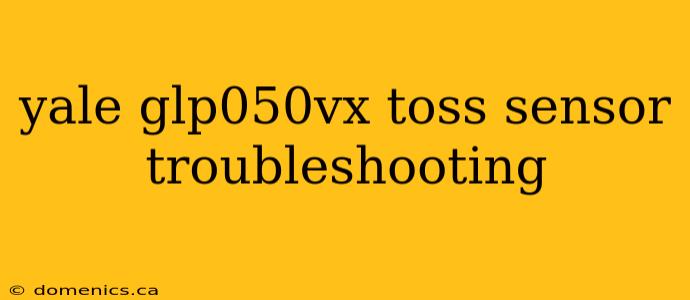 yale glp050vx toss sensor troubleshooting