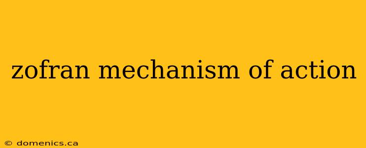 zofran mechanism of action